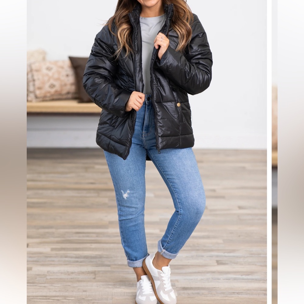ShopEvelynne Black Puffer Jacket
